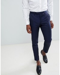 Мужские темно-синие классические брюки от MOSS BROS