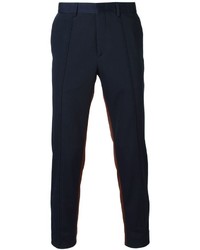 Мужские темно-синие классические брюки от MSGM