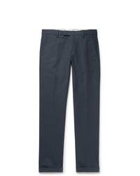 Мужские темно-синие классические брюки от Nn07