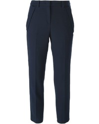 Женские темно-синие классические брюки от No.21