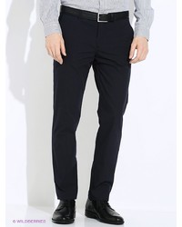 Мужские темно-синие классические брюки от Oodji