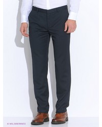 Мужские темно-синие классические брюки от Oodji