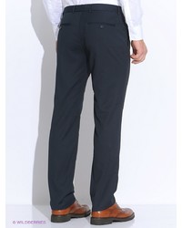 Мужские темно-синие классические брюки от Oodji