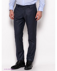 Мужские темно-синие классические брюки от Selected