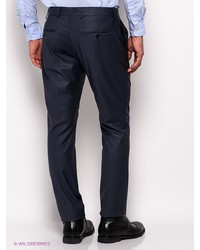 Мужские темно-синие классические брюки от Selected