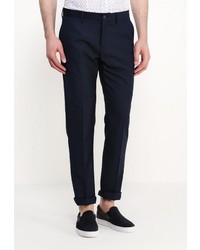Мужские темно-синие классические брюки от Sisley