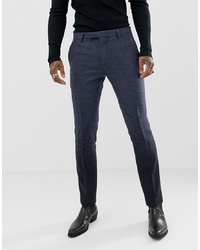Мужские темно-синие классические брюки от Twisted Tailor