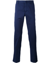 Мужские темно-синие классические брюки от Z Zegna