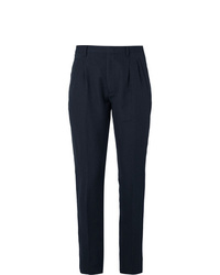 Мужские темно-синие классические брюки от Zanella