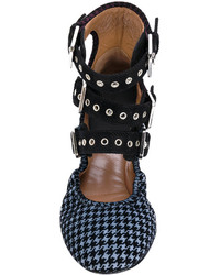 Темно-синие кожаные балетки от Laurence Dacade