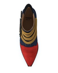 Темно-синие кожаные ботильоны от Toga Pulla