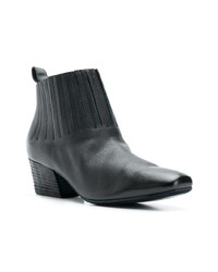 Темно-синие кожаные ботильоны от Marsèll