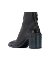 Темно-синие кожаные ботильоны от Marsèll