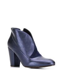 Темно-синие кожаные ботильоны от Chie Mihara