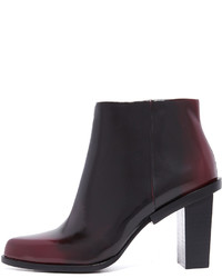 Темно-синие кожаные ботильоны от DKNY