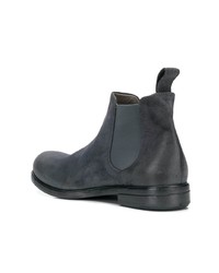 Мужские темно-синие кожаные ботинки челси от Marsèll