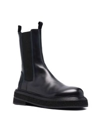 Мужские темно-синие кожаные ботинки челси от Marsèll