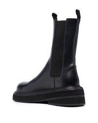 Мужские темно-синие кожаные ботинки челси от Marsèll