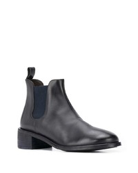 Женские темно-синие кожаные ботинки челси от Marsèll