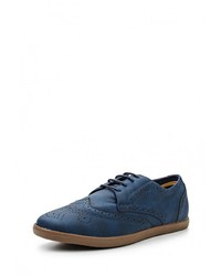 Мужские темно-синие кожаные ботинки от Ascot