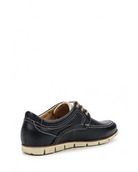 Мужские темно-синие кожаные ботинки от Bekerandmiller