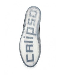 Мужские темно-синие кожаные ботинки от Calipso