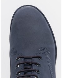 Мужские темно-синие кожаные ботинки от Timberland