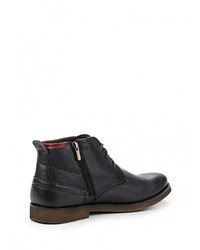 Мужские темно-синие кожаные ботинки от iD active