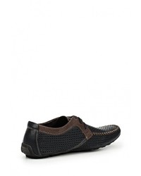 Мужские темно-синие кожаные ботинки от Nine Lines