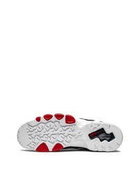 Мужские темно-синие кожаные высокие кеды от Nike