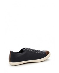 Женские темно-синие кожаные кеды от Ascot