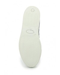 Женские темно-синие кожаные кеды от Baldinini