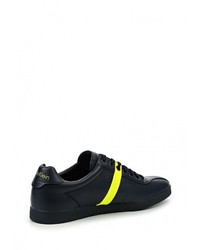 Мужские темно-синие кожаные кеды от Calvin Klein Jeans