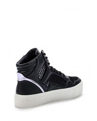 Женские темно-синие кожаные кеды от DKNY Active