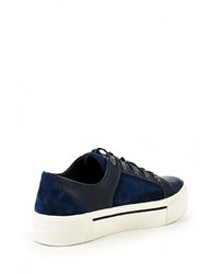 Женские темно-синие кожаные кеды от DKNY Active