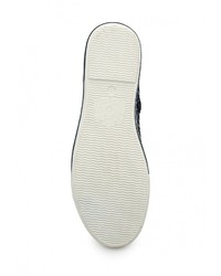 Женские темно-синие кожаные кеды от Keddo