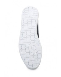 Женские темно-синие кожаные кеды от Lacoste