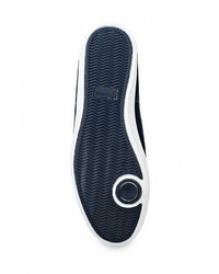 Женские темно-синие кожаные кеды от Luhta