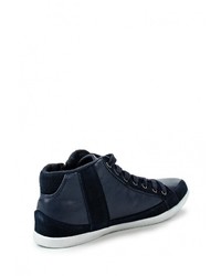 Женские темно-синие кожаные кеды от Luhta