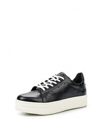 Женские темно-синие кожаные кеды от Matt Nawill