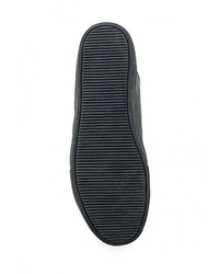 Мужские темно-синие кожаные кеды от Montefiori