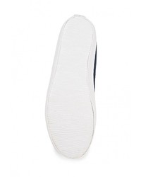 Мужские темно-синие кожаные кеды от Reflex