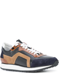 Мужские темно-синие кожаные кеды от Pierre Hardy