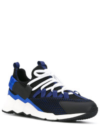 Мужские темно-синие кожаные кеды от Pierre Hardy