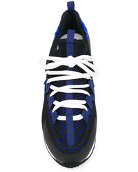 Мужские темно-синие кожаные кеды от Pierre Hardy