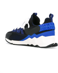 Мужские темно-синие кожаные кеды от Pierre Hardy