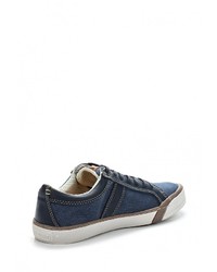 Мужские темно-синие кожаные кеды от West Coast