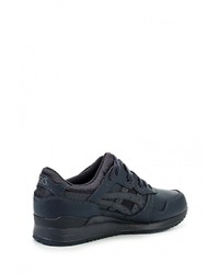 Мужские темно-синие кожаные кроссовки от ASICSTiger