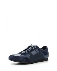 Мужские темно-синие кожаные кроссовки от Conhpol Dynamic
