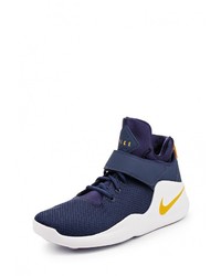 Мужские темно-синие кожаные кроссовки от Nike